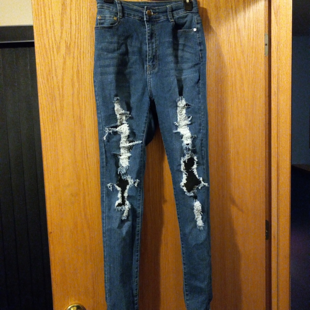 😊Bob Womens Skinny Jeans Size 9/10 , 80% Cotton 15 Poly 5 Elastane 30 Inseam